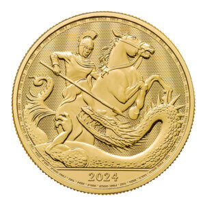 Moneda de Oro SOBERANO de 1 Oz. 100 Libras Año 2024