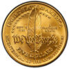 Moneda de Oro 8.359 gramos Águila Liberty USA. 5 Dólares 1988. CERTIFICADO NGC