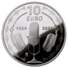 Moneda plata 27 gramos 10 Euros Centenario de la Radio España