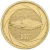 Moneda de Oro JAMES BOND 007 1 Oz - 31.1 gramos 100 Libras de Gran Bretaña