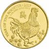 Moneda 1 Onza oro /100 DOLARES LUNAR GALLO 2017 / LUNAR II ROOSTER 2017 Australia