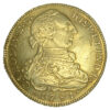 Moneda oro 8 Escudos 27 gramo CARLOS IIII Año 1791 NUEVO REINO