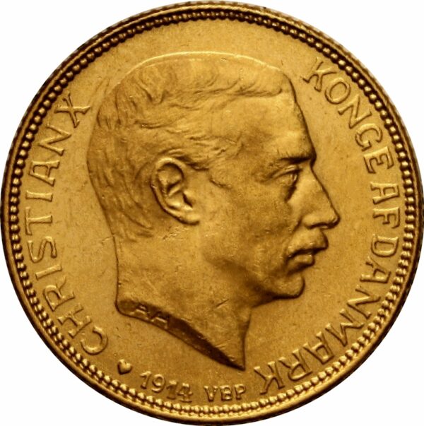 Moneda de 8.9606 g Oro 20 KRONER Christian X Varios Años
