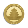 Moneda 15 g de oro Panda Chino 2016
