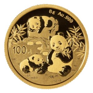 Moneda Oro Panda Chino 100 Yuanes 8 gramos de oro 2025