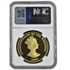Moneda Oro 250 Dolares 1990 ISLAS BAHAMAS NATIVO AMERICANO CERTIFICADO GNC - Imagen 3