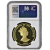 Moneda Oro 250 Dolares 1991  ISLAS BAHAMAS DESCUBRIMIENTO DEL NUEVO MUNDO CERTIFICADO NGC - Imagen 3