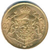 Moneda Oro 20 Francos. Luxemburgo. 6.45 Gr. Oro. Aberto I