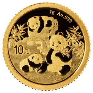 Moneda Oro Panda Chino 10 Yuanes 1 gramos de oro 2025
