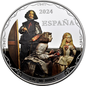 Moneda Plata 425 Aniversario CINCUENTÍN LAS MENINAS 2024