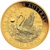 Moneda de Oro 1 Oz 100 Dolares CISNE Australia de 31.10 gramos Año 2024