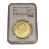 Moneda Oro 100 Bolivares 32.2580 g Año1887 CERTIFICADO NGC
