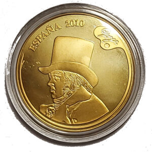 Moneda 27 g Oro Juan Carlos 400 AUTORRETRATO DE GOYA Año 2024