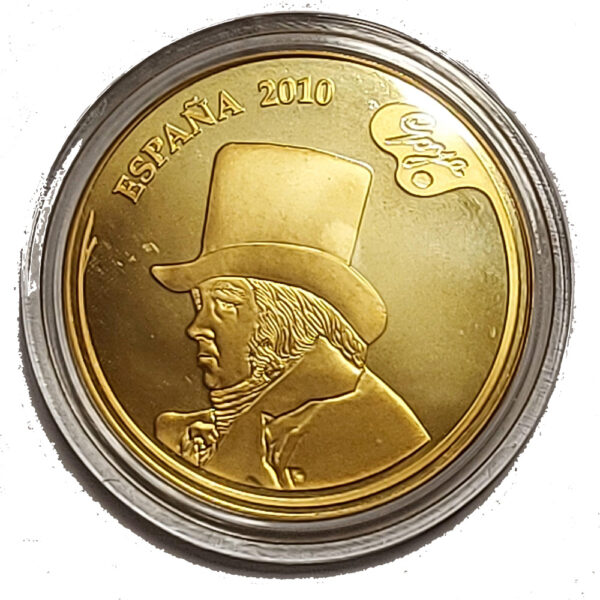 Moneda 27 g Oro Juan Carlos 400 AUTORRETRATO DE GOYA Año 2024