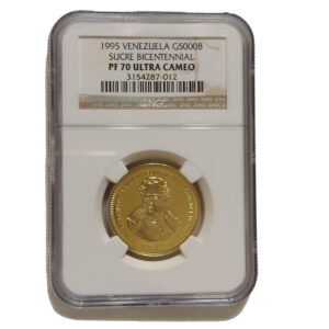 Moneda de Oro 20.000 PESETAS 6.75 g OLIMPIIADAS 1992 CARLOS V Año 1992 CETIFICADO NGC