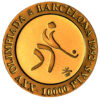 Moneda de Oro 3.37 gramos 10.000 Pesetas Olimpiadas Barcelona Hockey 1990 CERTIFICADO NGC