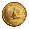 Moneda de 23.4 gramos Oro 1 Sol de PERU Año 1976