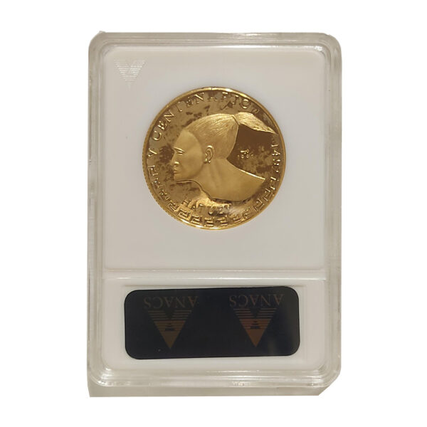 Moneda de Oro 15.55 gramos 50 Pesos Cuba HATUEY 1492