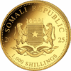 Moneda 1oz de Oro 999 Elefante Fauna Africana, 1000 shillings 2025 Somalia