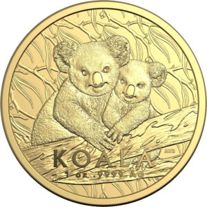Moneda de Oro KOALA / Australia de 1 Oz. 31.10 gramos Año 2025