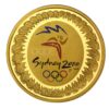 Moneda de oro Olimpiadas Sídney 2000 Australia 10,02g 999 100 dollars - Imagen 2