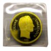 Moneda oro 10.000 bolívares Libertador Simón Bolívar 1 onza 31.10gr LEI 900 1987