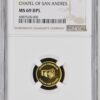 Colección completa de 13 monedas de oro 40,77 gr 10 pesos 2000 Rep. Dominicana 9999 con CERTIFICADO NGC "Iglesias Coloniales" - Imagen 5