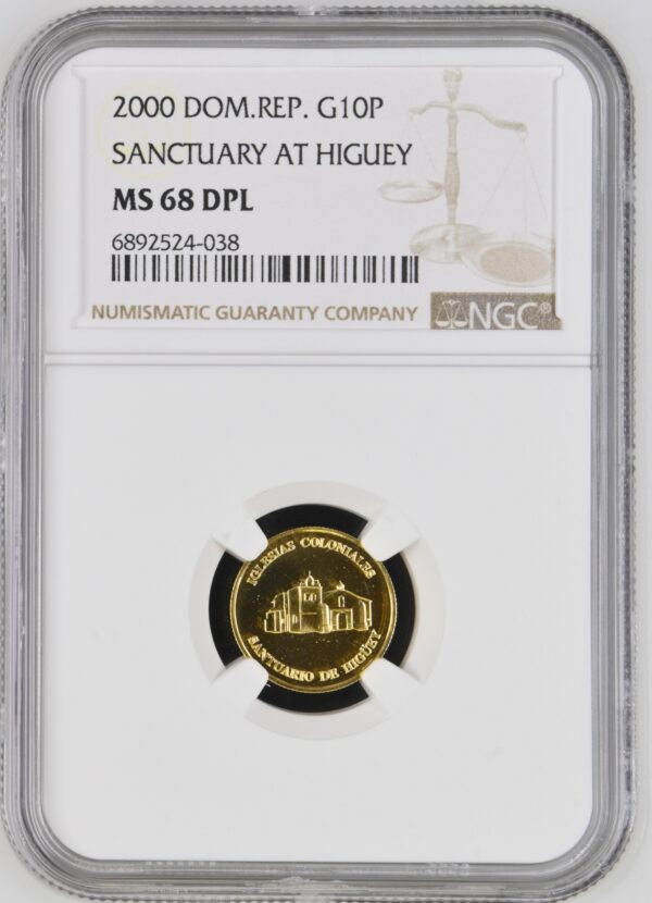 Colección 13  Monedas Iglesias Coloniales Santo Domingo CERTIFICADO NGC