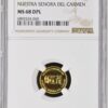 Colección completa de 13 monedas de oro 40,77 gr 10 pesos 2000 Rep. Dominicana 9999 con CERTIFICADO NGC "Iglesias Coloniales" - Imagen 4