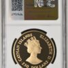 Moneda Oro 250 Dolares 1988 ISLAS CAYMAN VISITA ALEXANDRA NGC 1988