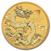 Moneda 1/10 Onza de oro / 3.11 Gramos / 15 dólares año lunar del DRAGON 2024 AUSTRALIA