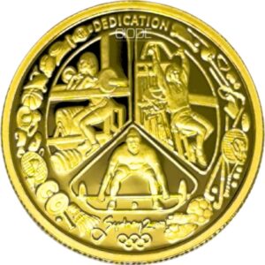 Moneda de oro 10,00gr 999 Australia 2000 100 dólares juegos Olimpicos de Sidney