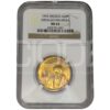 Medalla de oro 16.6gr 900 Rep. México 200 Aniversario del nacimiento de Hidalgo 1953 Certificado NGC