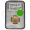 Moneda de oro NGC José Gervasio Artigas Uruguay 5 pesos 8.49gr 1987