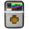 Moneda de oro Rep. Argentina 8,06gr 0,900 5 pesos 1885 Certificado NGC