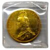 Moneda de oro 5 libras 1887.Reina Victoria 39,95gr 0,917 - Imagen 3