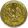 Moneda de oro Pueblos Unidos Americanos Colombia 1/2 peso 1.15gr 0,900 1863 - Imagen 4