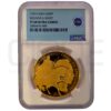 Moneda de oro Bolivar y Marti Rep. Cuba 1oz 0,900 200 pesos 1993 Certificado NGC