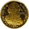 Moneda de oro 8 Escudos 1805 Carlos IV 27gr CECA Santiago Catalogacion de archivo N32