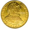 Moneda de oro 4 Escudos 1780 Carlos IV 13.54gr CECA Madrid Catalogacion de archivo N21