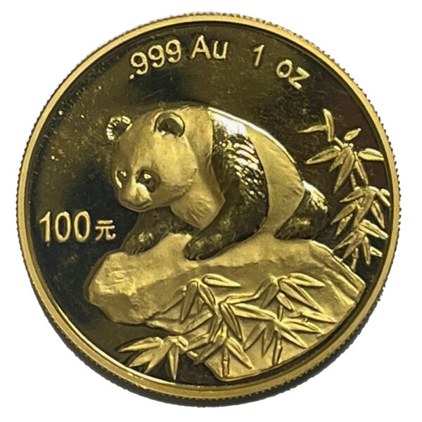 Moneda de oro Panda Chino 1 Onza / 31.1035 g de oro 1999