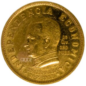BOLIVIA 38.9G 1952 900