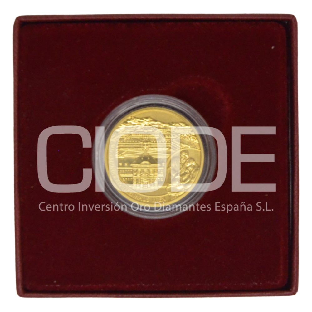 Moneda oro 10,14 gr 50 Euro 2008 Austria LEI 986 "Ignaz Philipp Semmelweis" - Imagen 3