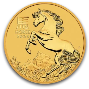 Moneda de oro 62,2gr 200 Dólares 2026 Australia LEI 999 "Año del caballo"