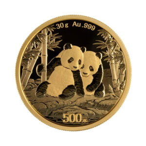 Moneda Oro Panda Chino 500 Yuanes 30 gramos de oro 2026