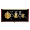 Set de monedas de oro 54,46 gr LEI 916,7 Gibraltar Isabel II 1975 "250 aniversario de la libra esterlina" - Imagen 2