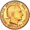 Moneda de oro 8,49 gr 5 Pesos 1930 Uruguay LEI 900 "Centenario Constitucion 1830" - Imagen 4