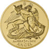 Moneda de oro Ángel de 5 onzas de la Isla de Man Año 1997