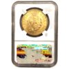 Moneda de oro 33,436 gr 20 Pesos 1915 José Martí Cuba LEI 900 Certificado NGC