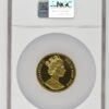 Moneda de oro Ángel de 5 onzas de la Isla de Man Año 1997